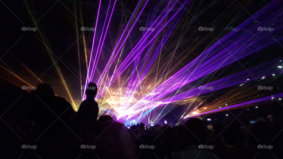 Lazers show.