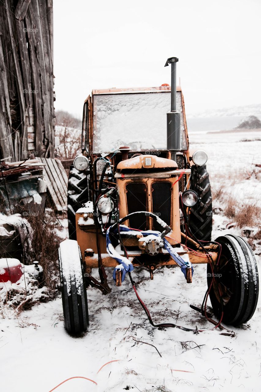 Vehicle, Snow, Winter, Transportation System, No Person