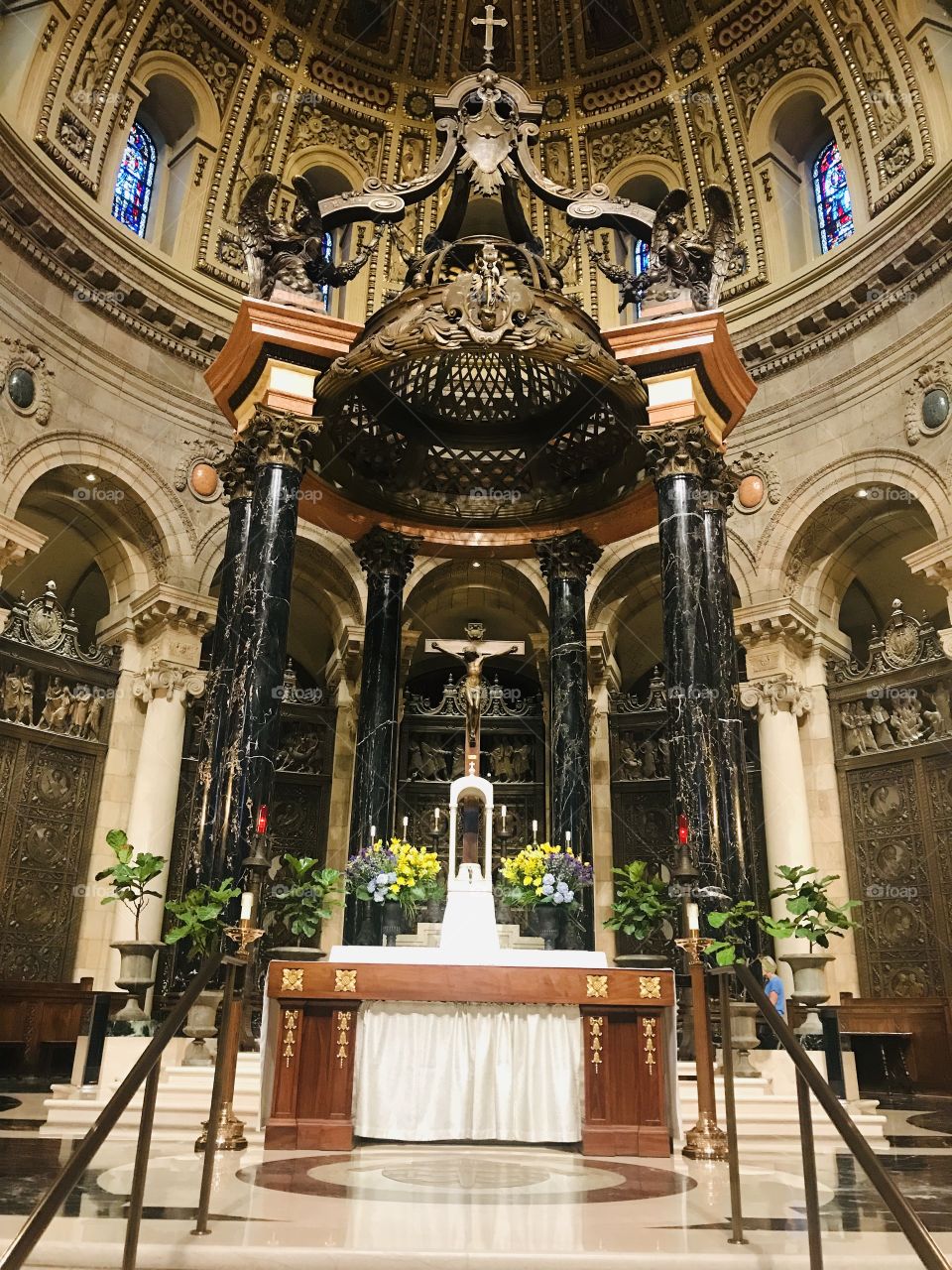 Stunning Catholic Cathedral in St. Paul is a sight to see; the architecture is absolutely beautiful!! 