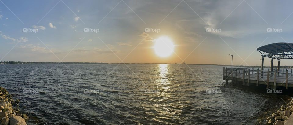 Always enjoying a good Mississippi sunset. I miss the water. {Biloxi, MS}