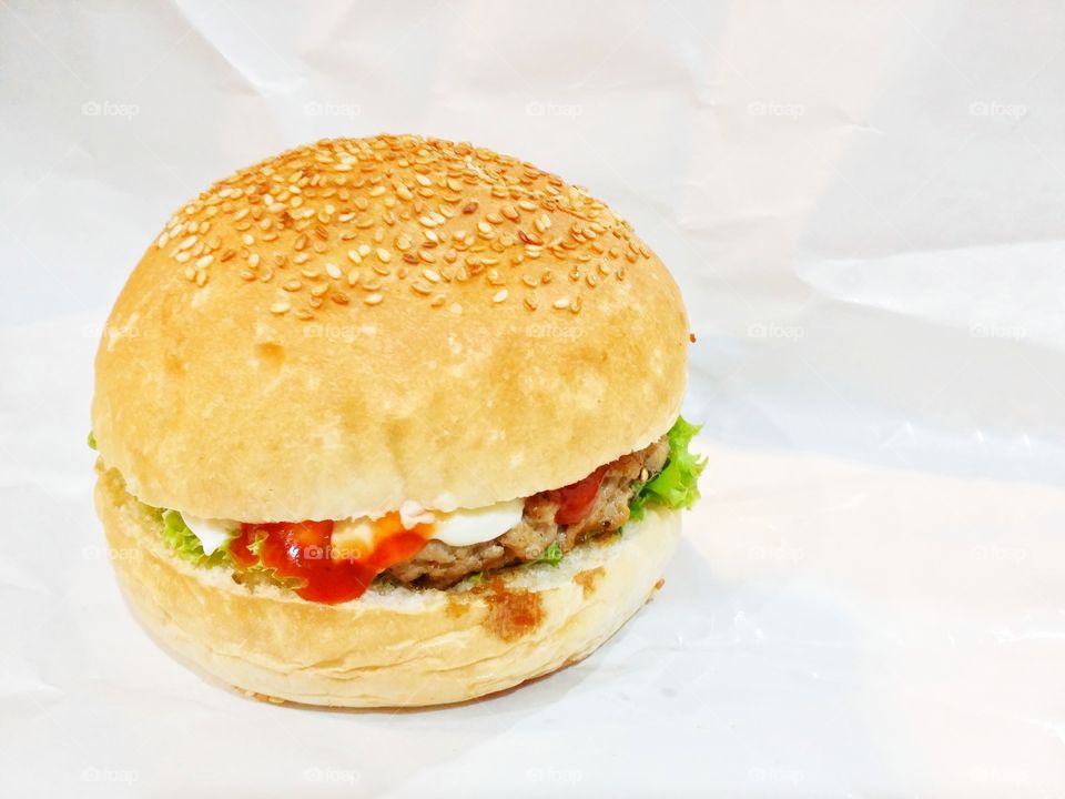 Sandwich, burger foods.