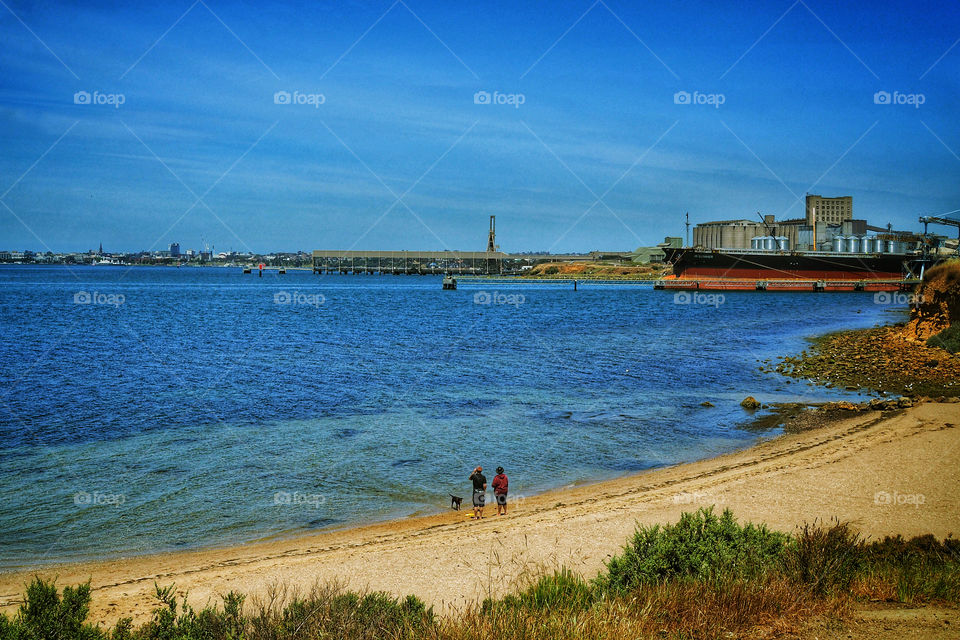 Beach and industry 