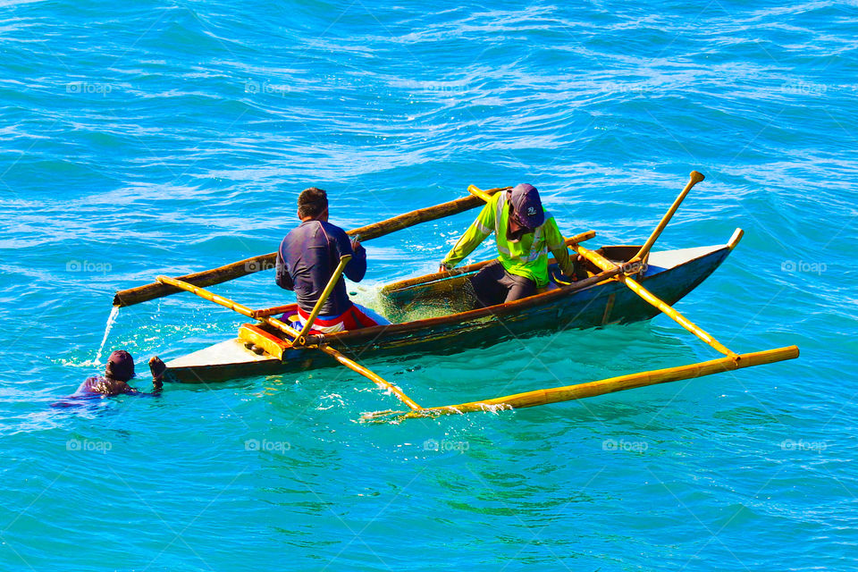 Fishermans close up photo