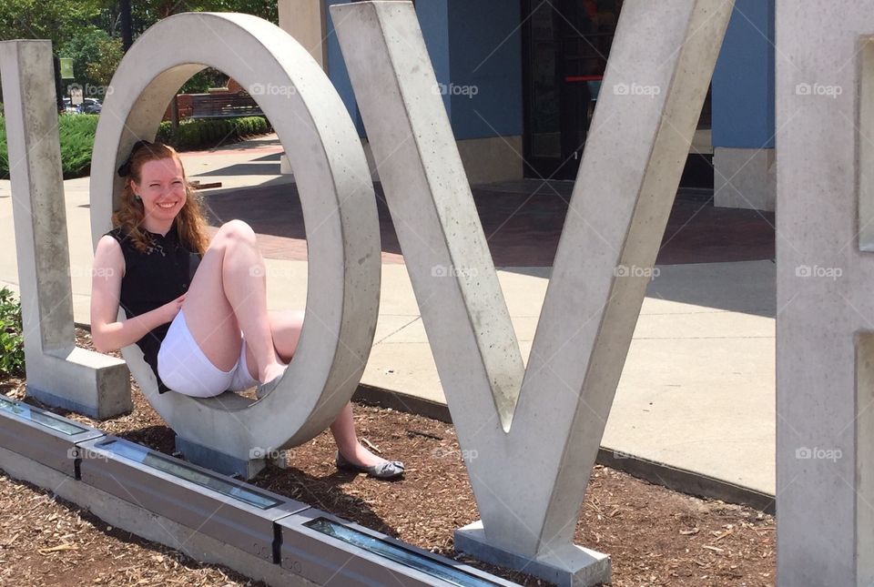 Zoë in LOVE #3. Fun with giant letters