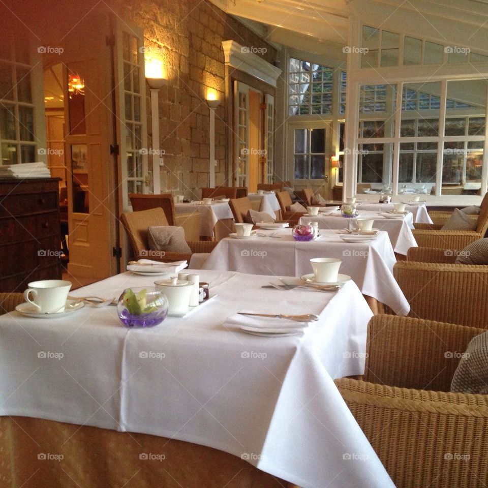 Breakfast at the Hotel