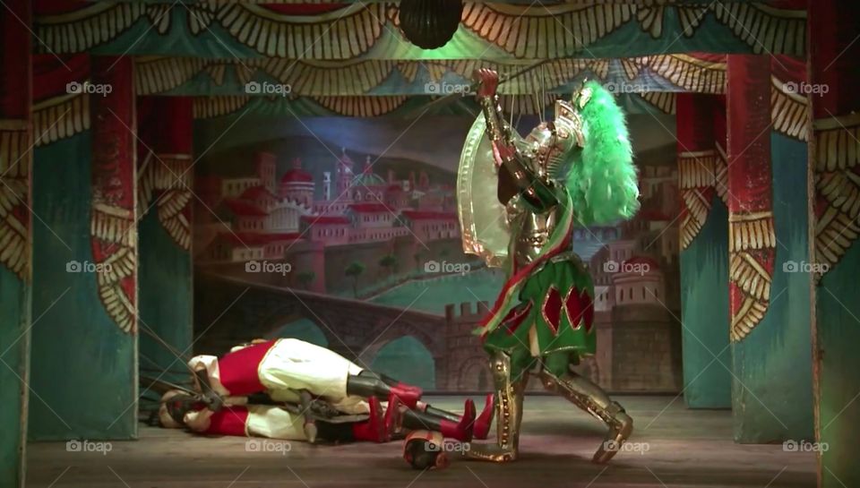 Teatro dell'opera dei pupi dei Fratelli Cuticchio. Palermo