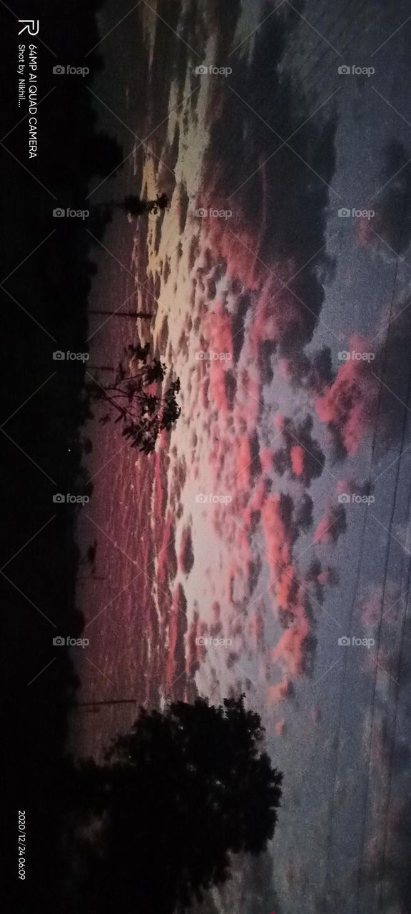 Early Morning Sky In Winter ❄️❄️