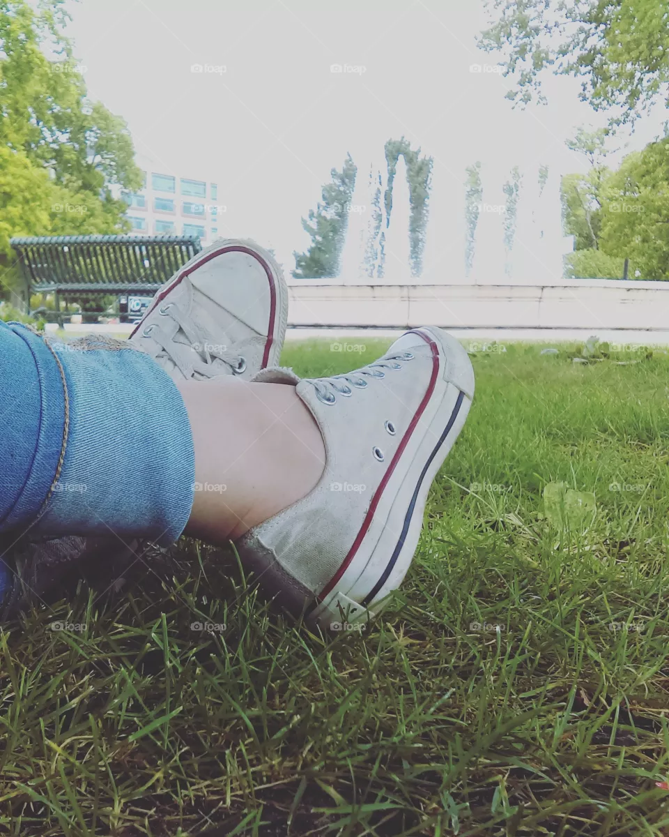 Grass, Summer, Park, Woman, Girl