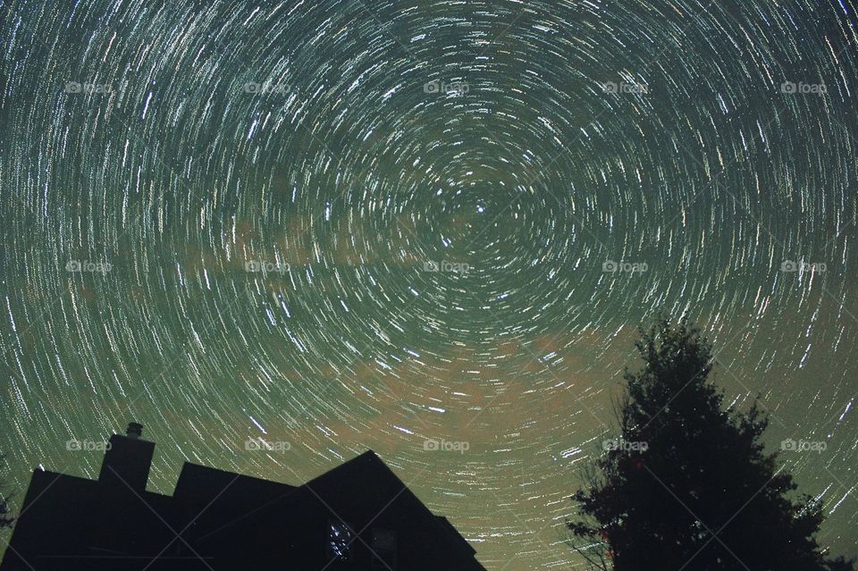 Star trails in VT