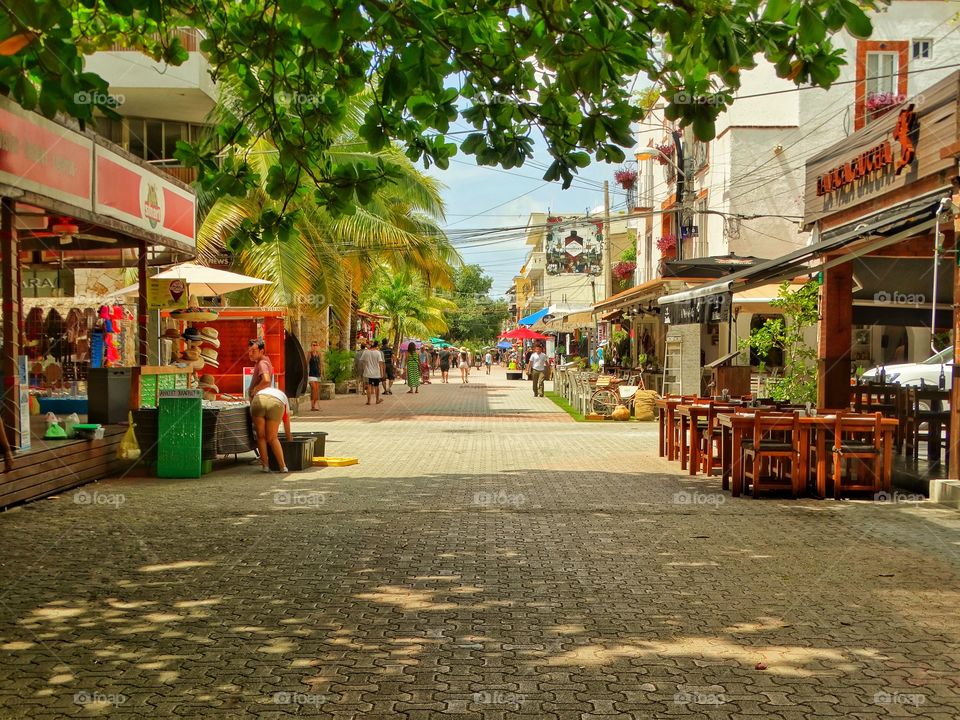 Cancun Street Scene