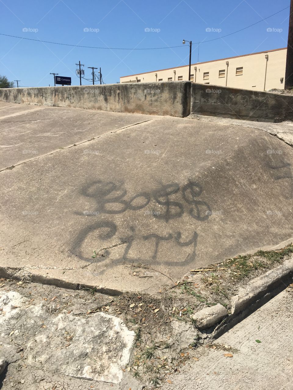 Urban City Graffiti Belton Texas aka Boss City