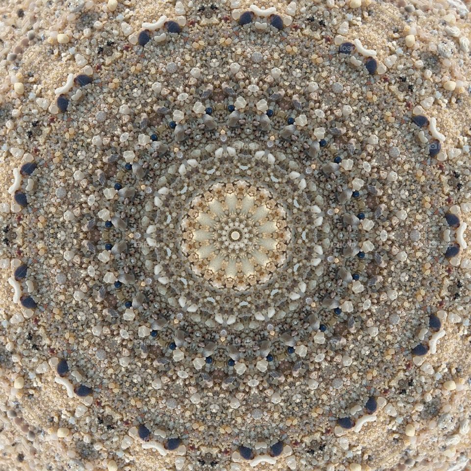 Sand  mandala  mosaic
