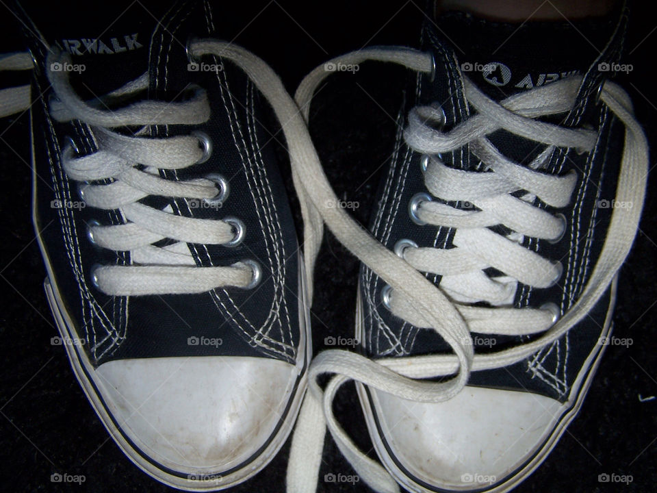 white black shoes and by ashley77