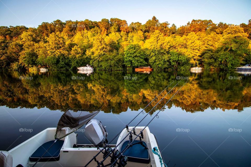 Fishing Thames River, England