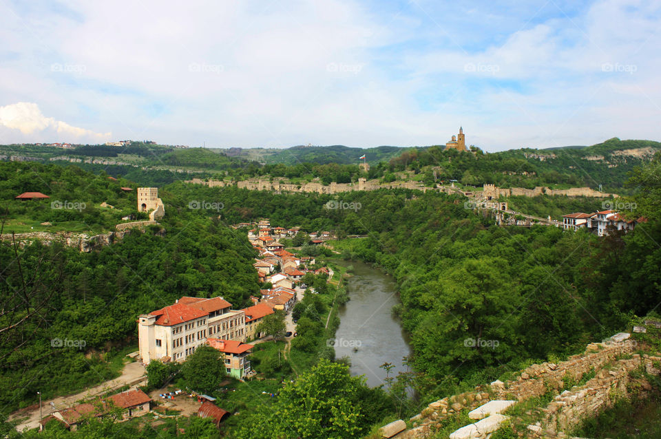 Landscape of Veliko Turnovo, Bulgaria