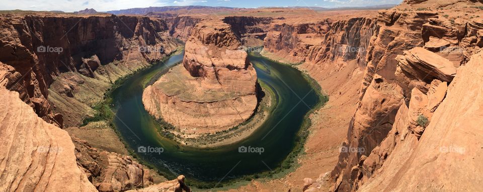 The Forbidden Zone from the original Planet of the Apes. Horseshoe Bend - Page, AZ
