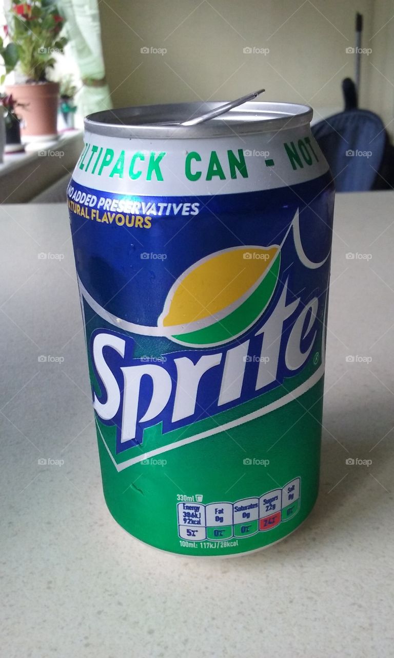 Can of sprite