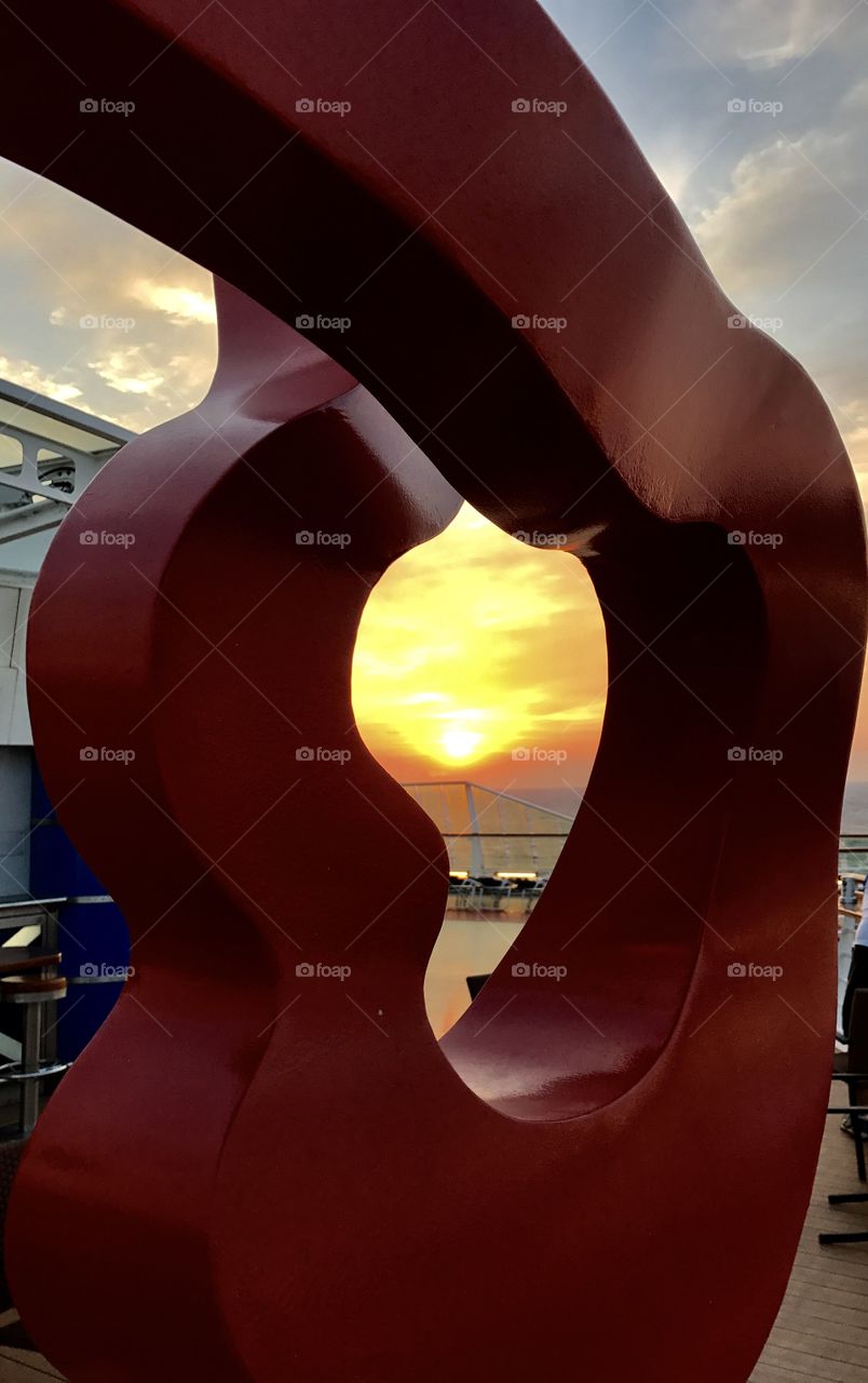 Mediterranean sunset 