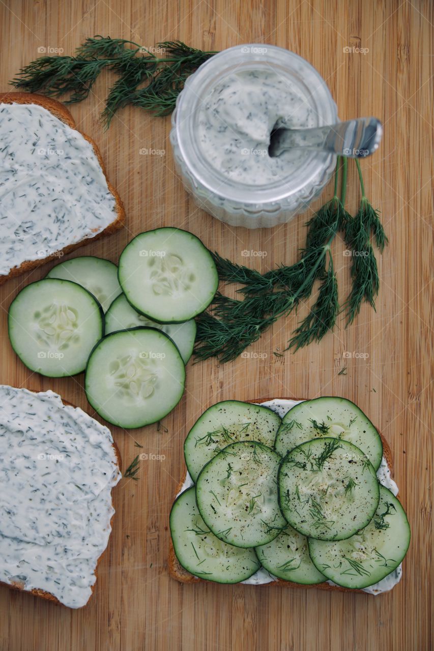 Cucumber Dill Sandwiches