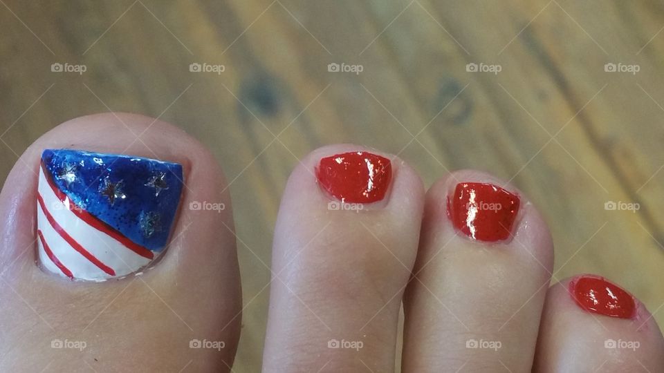 Patriotic Toes