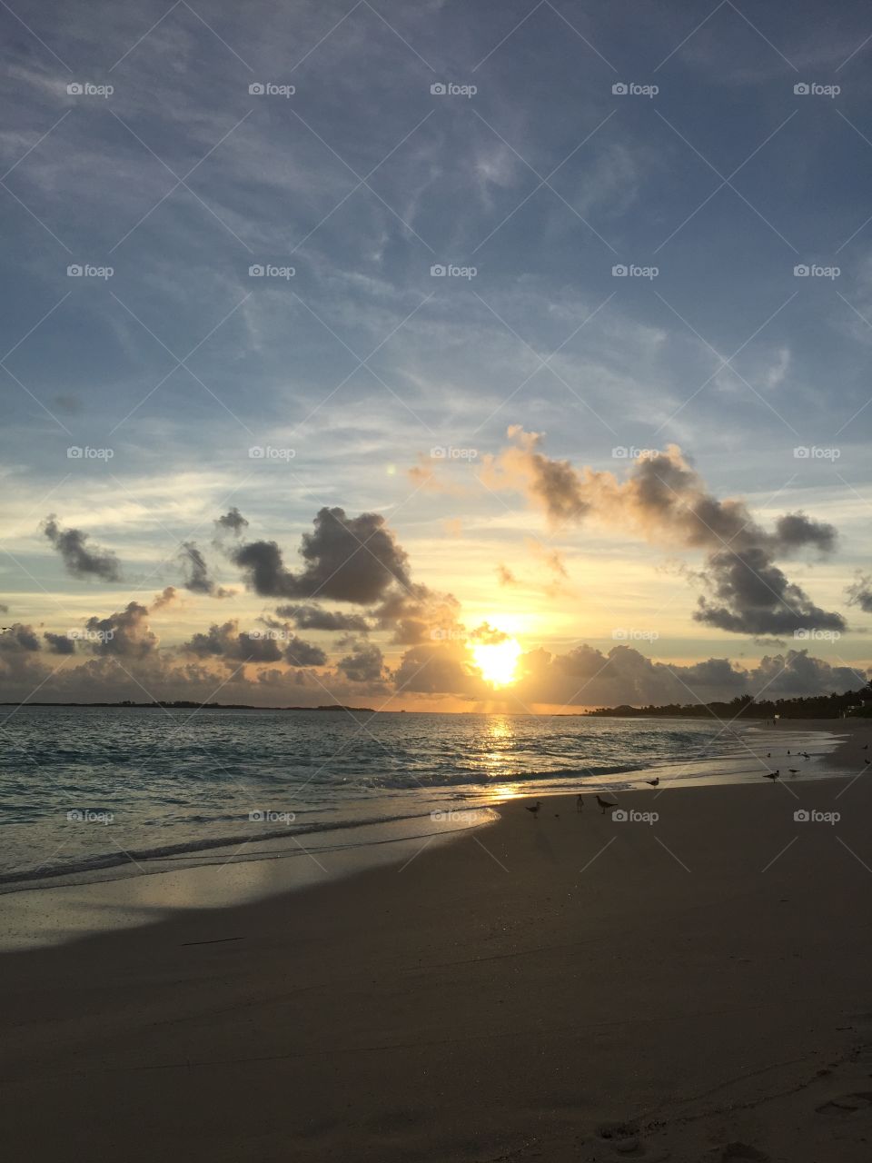 Sunrise in Bahamas 