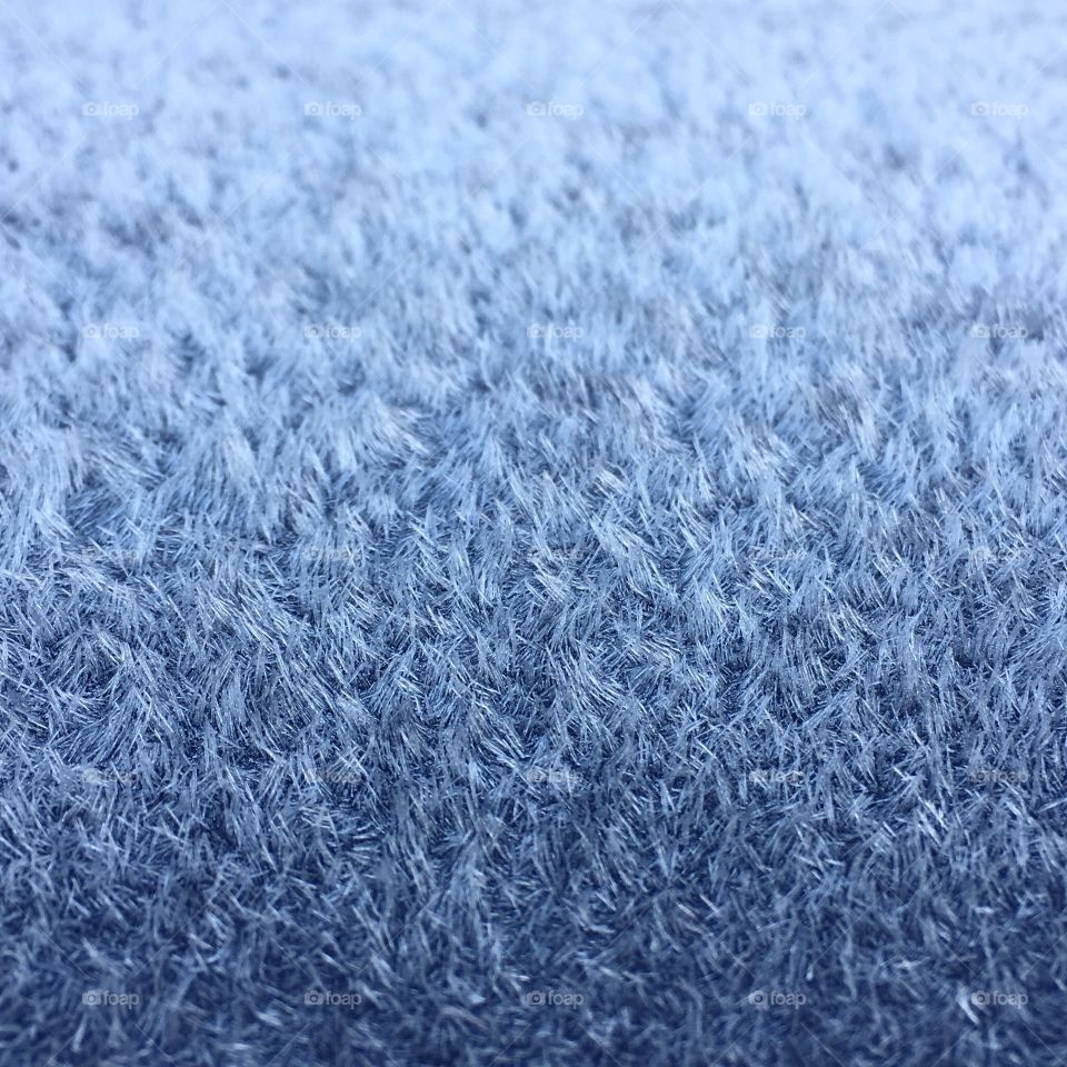 Frost close up.