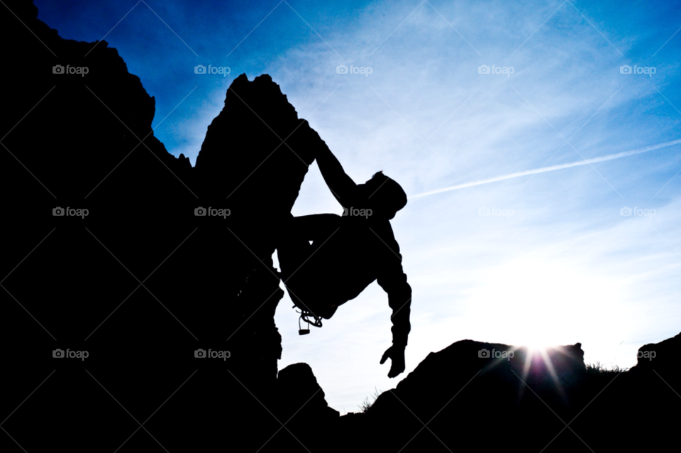 mountain silhouette blue sky alps by Riccardo.Mojana