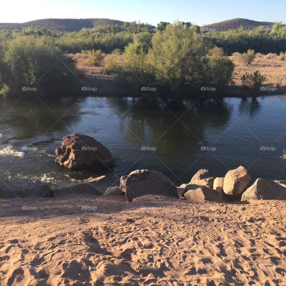 River in the desert