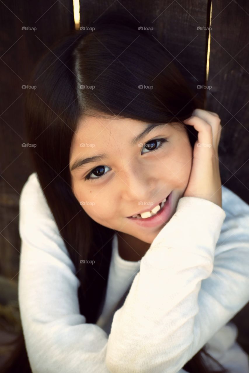 pretty little girl portrait