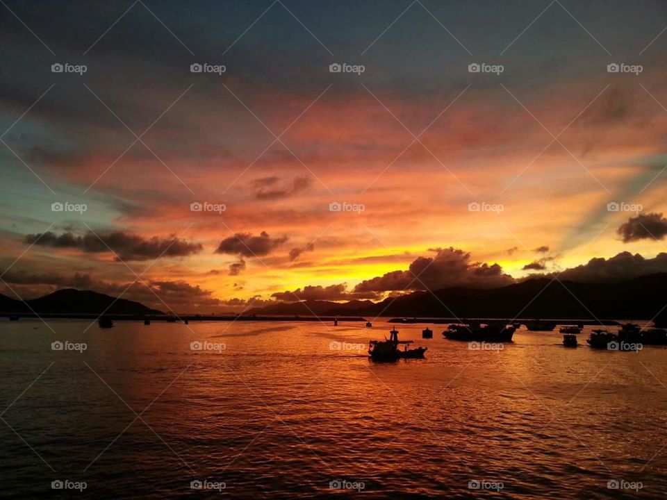Summer Sunset from Cheung Chau Island
