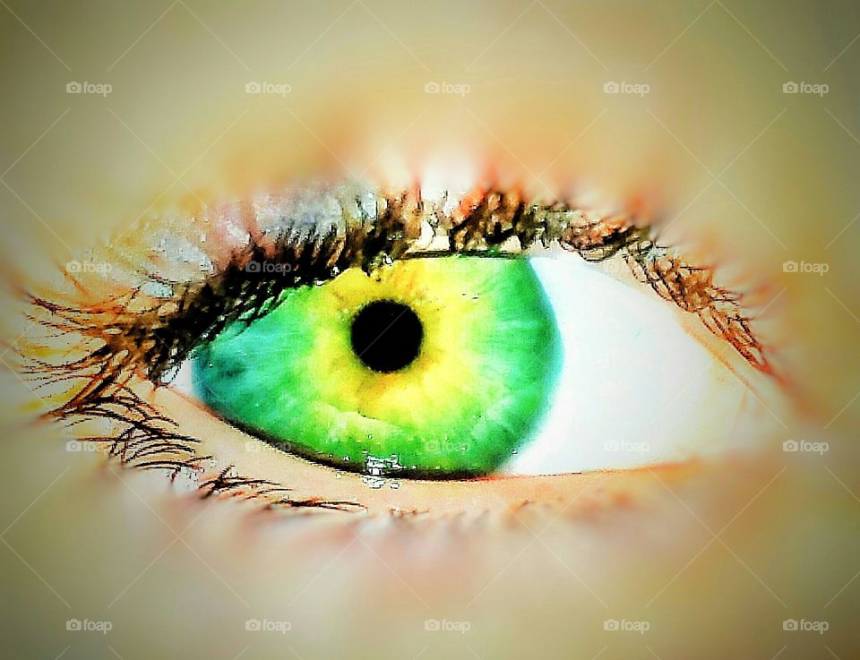 amazing green eyes