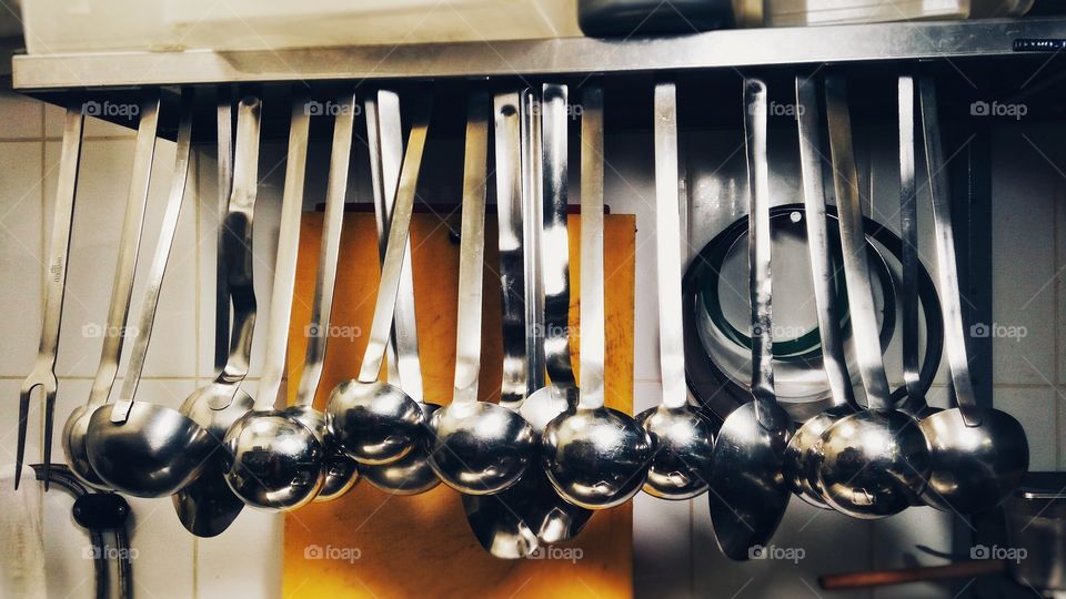 spoons at kitchen