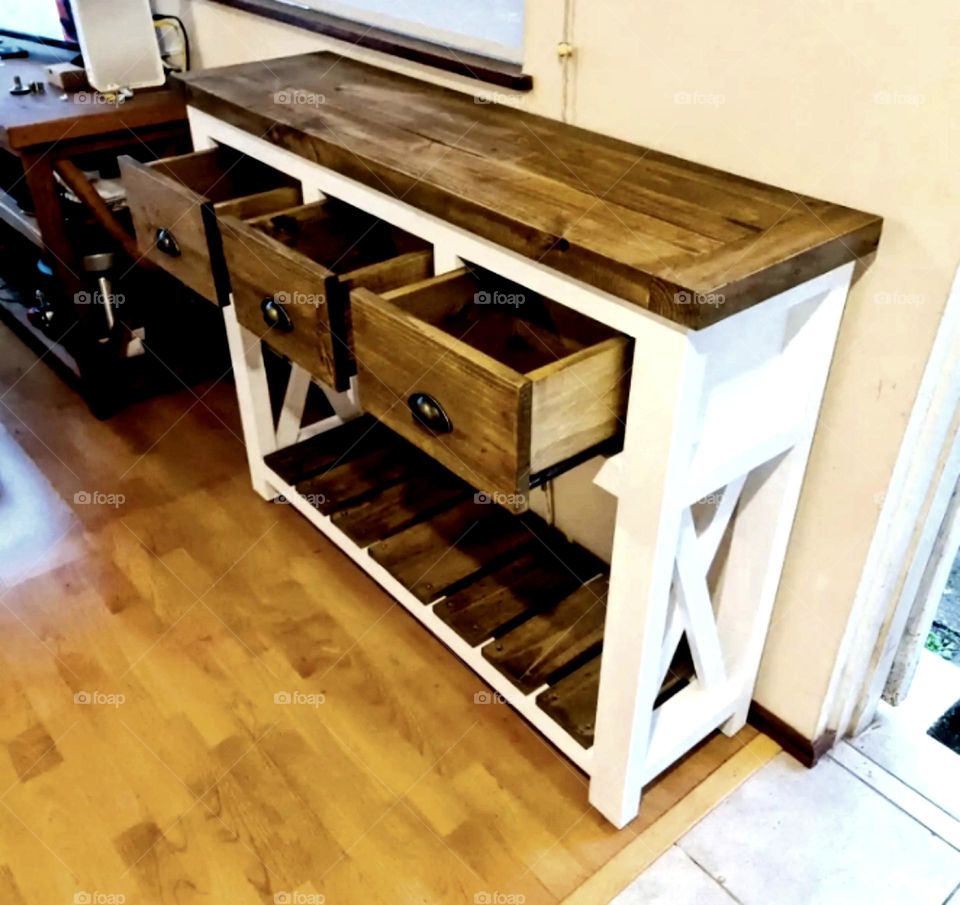 how best would you use this awesome piece of art? TV stand or Bookshelf or make up table or boots rack? #woodvsmetal #mission #buymyphoto