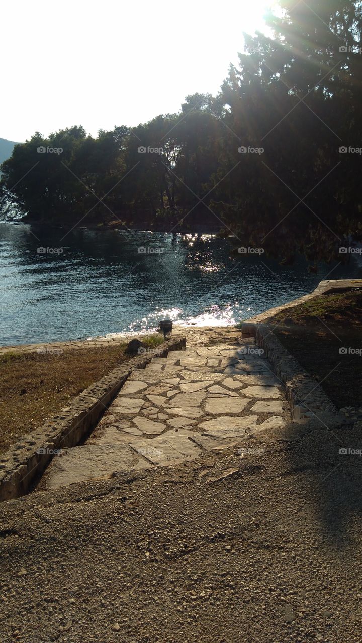 The Stairs Leading to the Beach