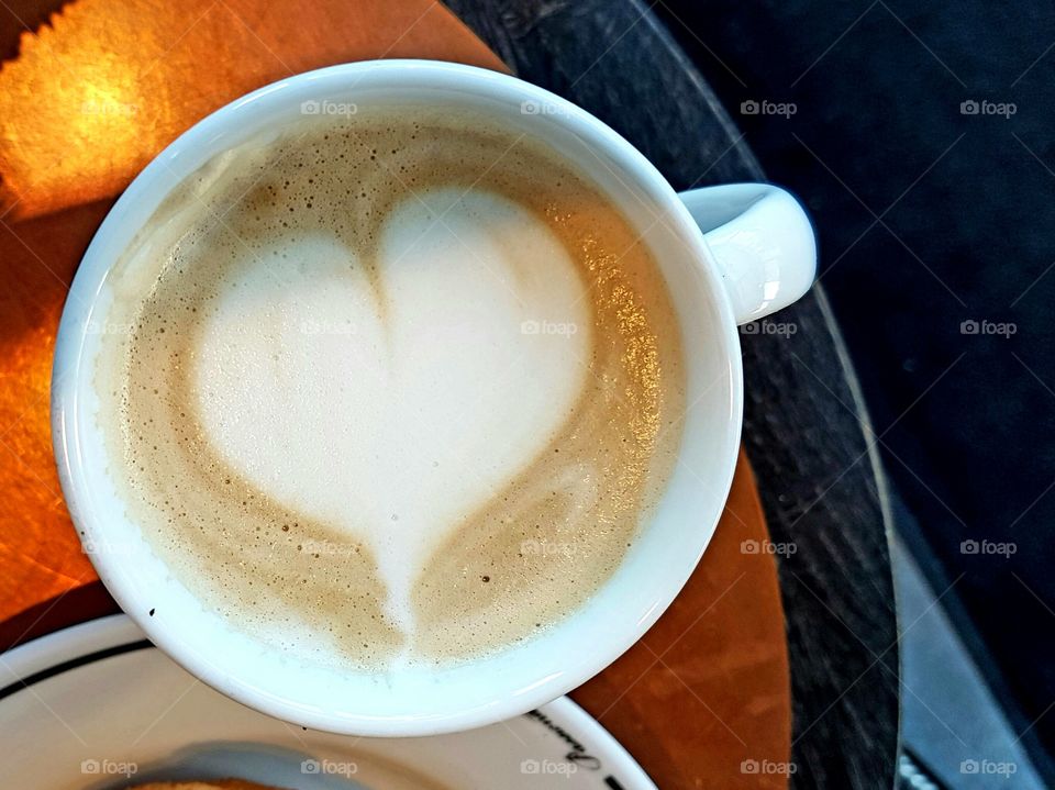 Coffee heart