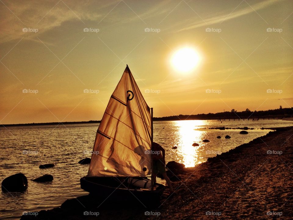Learning to sail with Dad