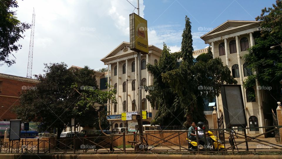 Building Road Traffic People