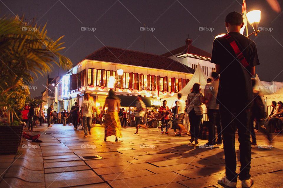 Jakarta at night