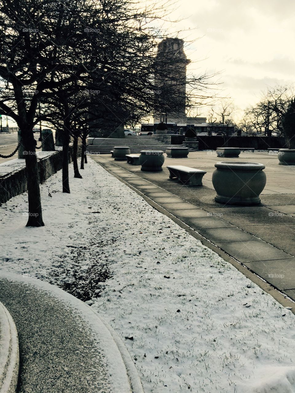 Chicago, Grant Park with Snow 