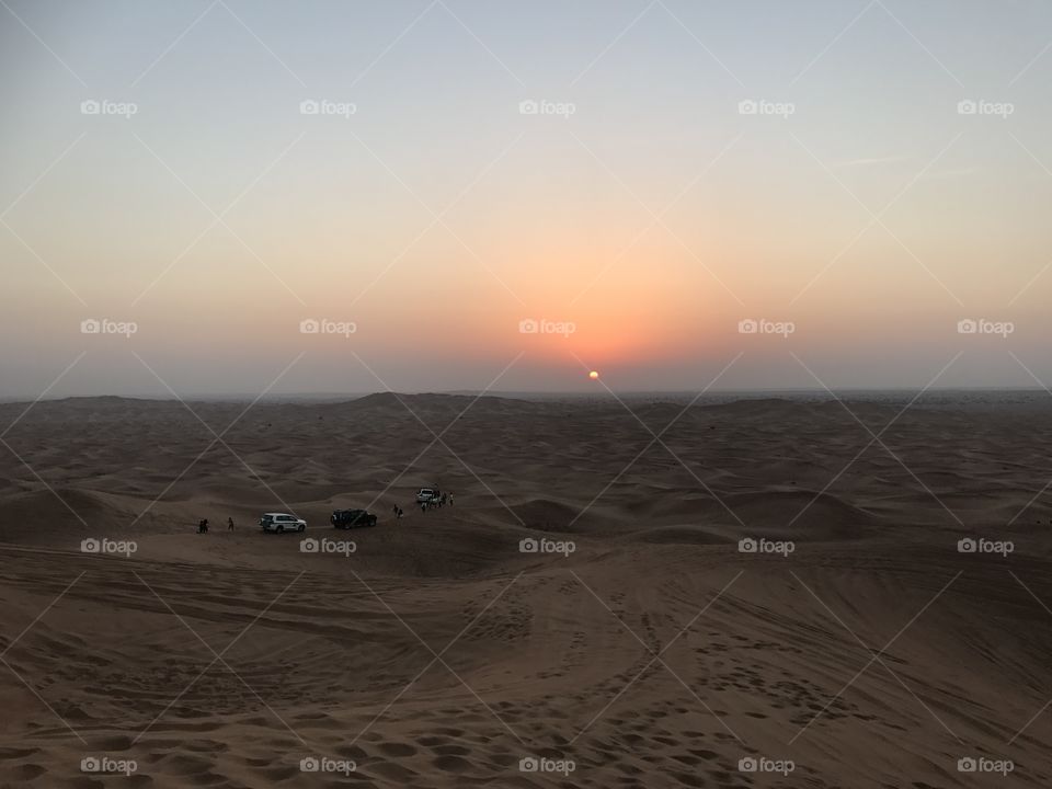 Desert sunset. Al Madam Dubai. £20.00