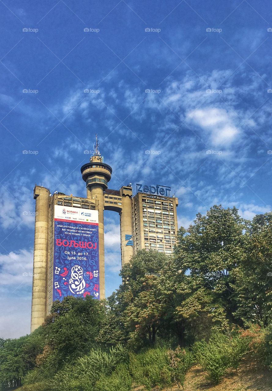 Belgrade skyscraper 