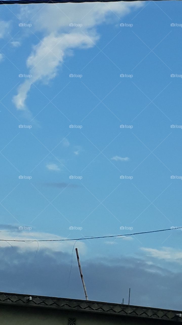 Beautiful sky and cloud in the sky