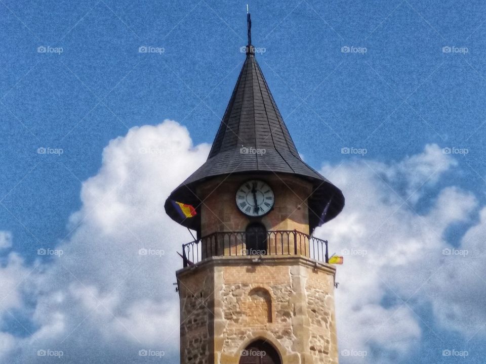 turnul lui stefan in Piatra Neamt, Romania.