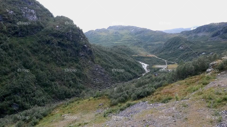 The rough nature in Norway