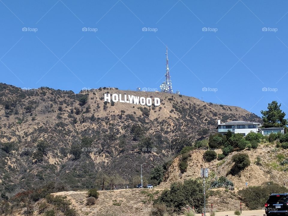 The Hollywood sign!