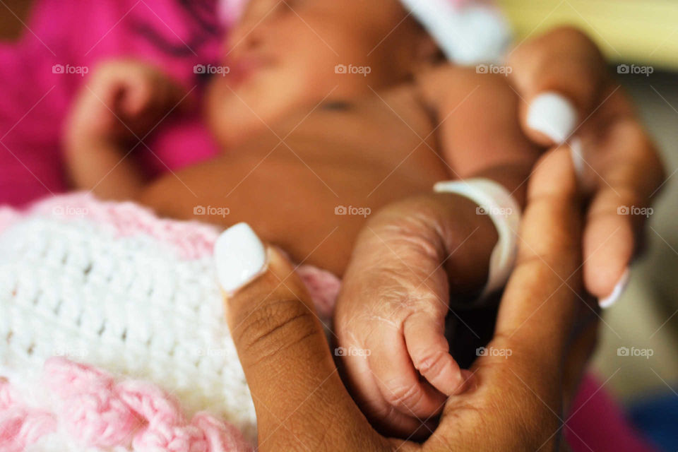 Child, People, Baby, Woman, Blanket