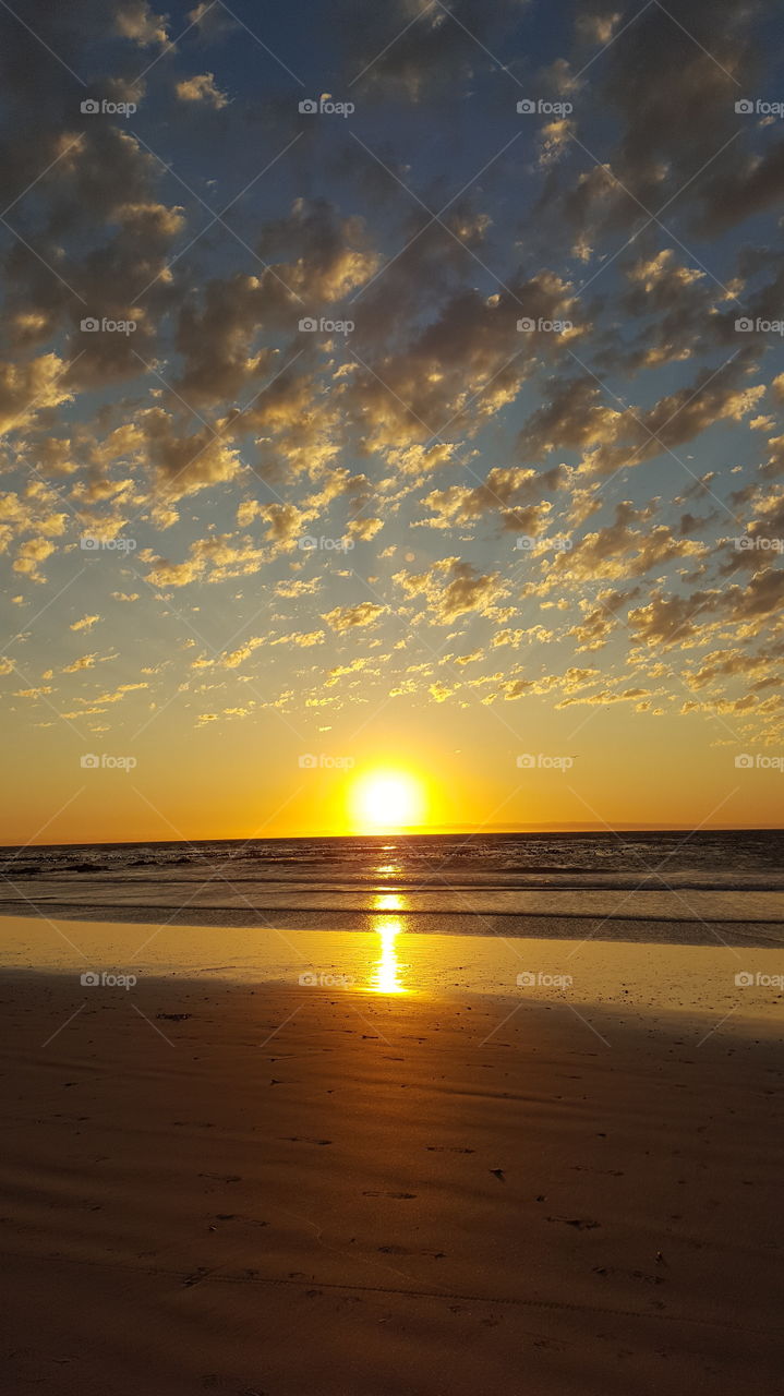 Sunset before the storm