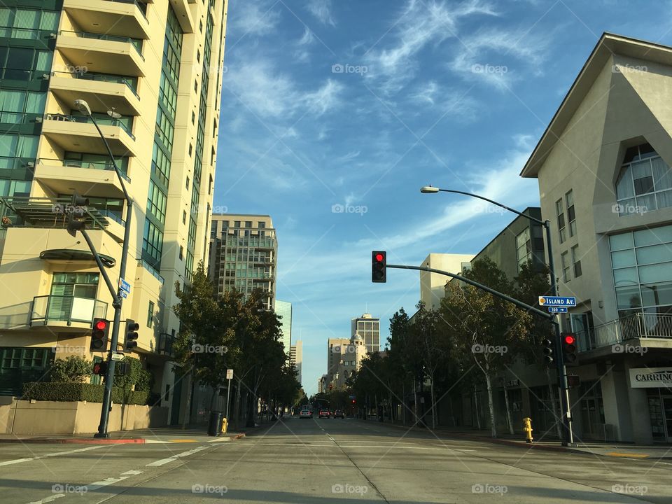 Downtown San Diego intersection