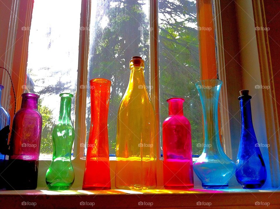 Colorful glass