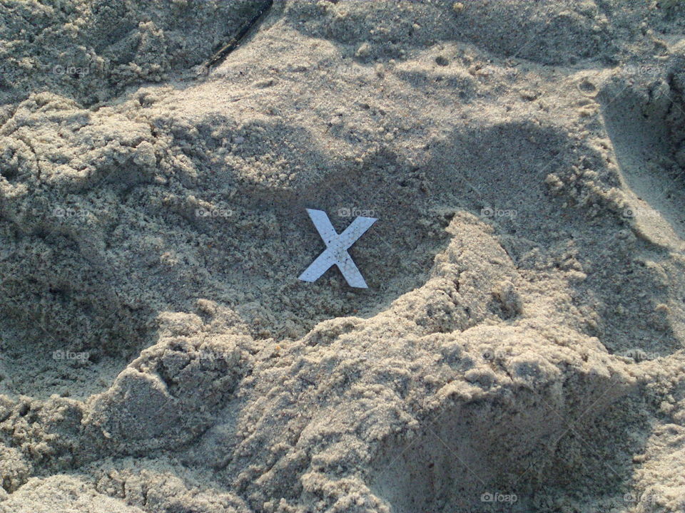 X marks the spot